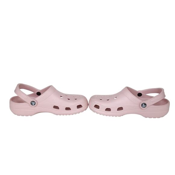 Crocs Clogs Womens 9 Slip On Water Shoes Light Pink Rubber Summer Comfort Shoe - Picture 6 of 10